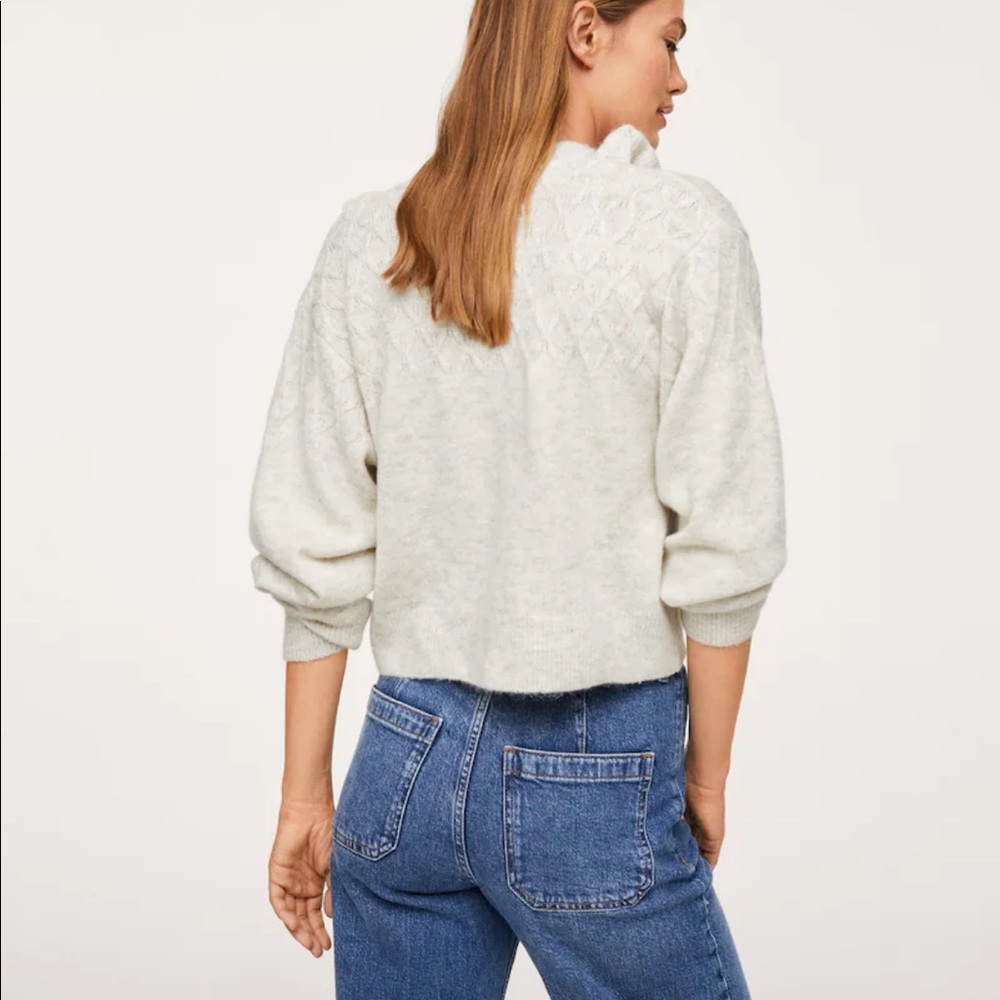 Mango Ruffle Cardigan - Picture 2 of 10